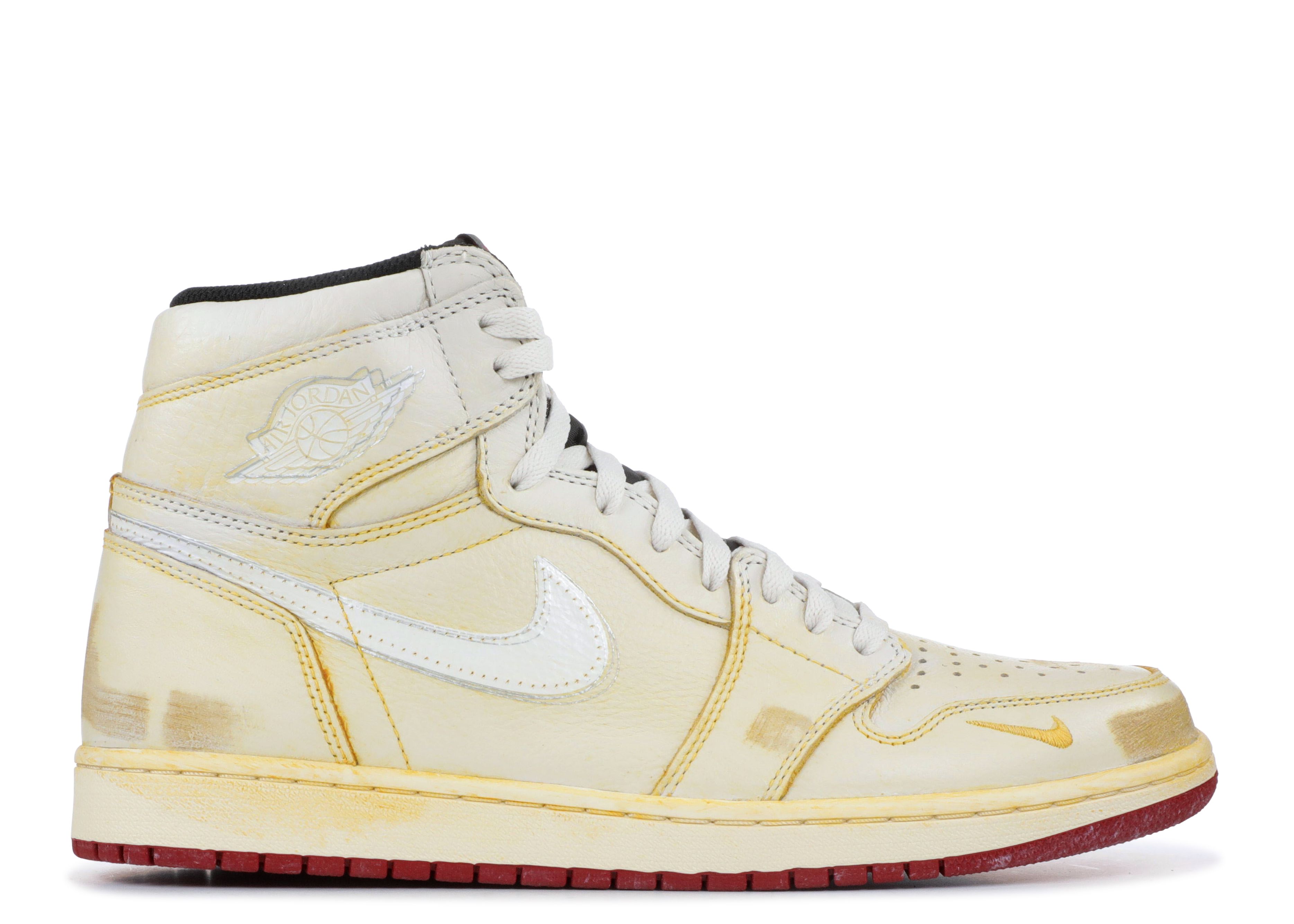 Nigel Sylvester X Air Jordan 1 Retro High OG 'Nigel Sylvester' - Air Jordan  - BV1803 106 - sail/white-varsity red-reflect silver | Flight Club