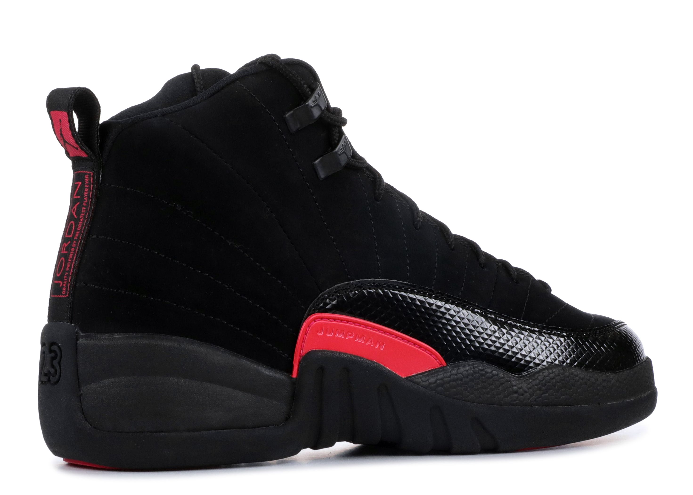 black rush pink 12s