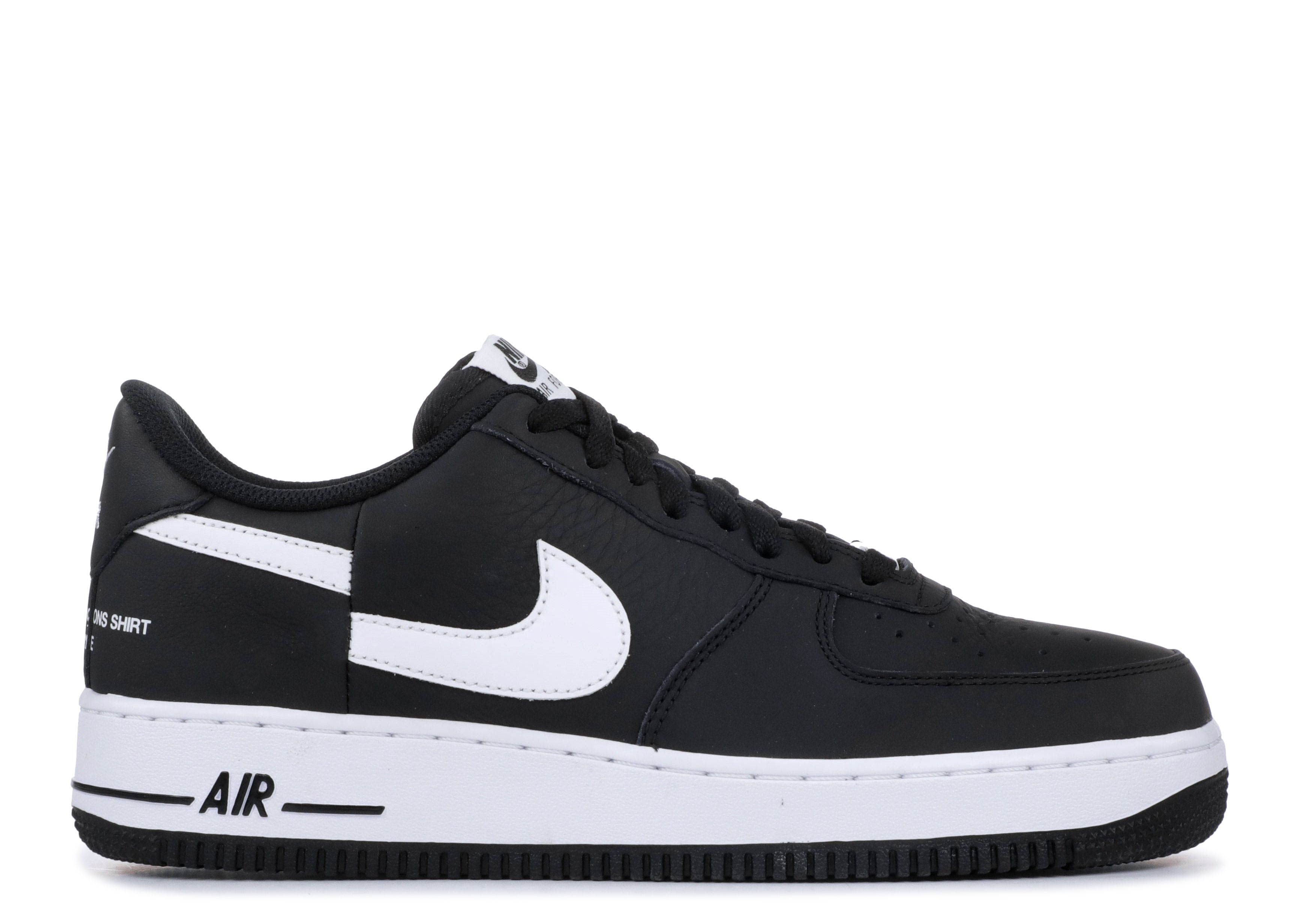 Supreme X Comme Des Garçons SHIRT X Air Force 1 Low 'Black' - Nike - AR7623  001 - black/white | Flight Club