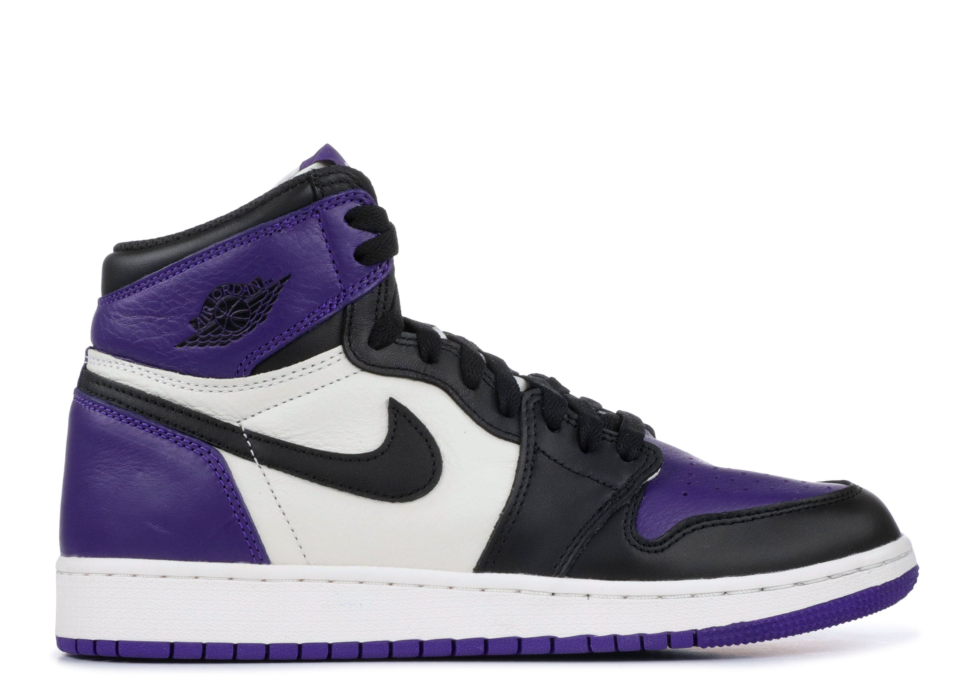 purple air jordan 1 grade school