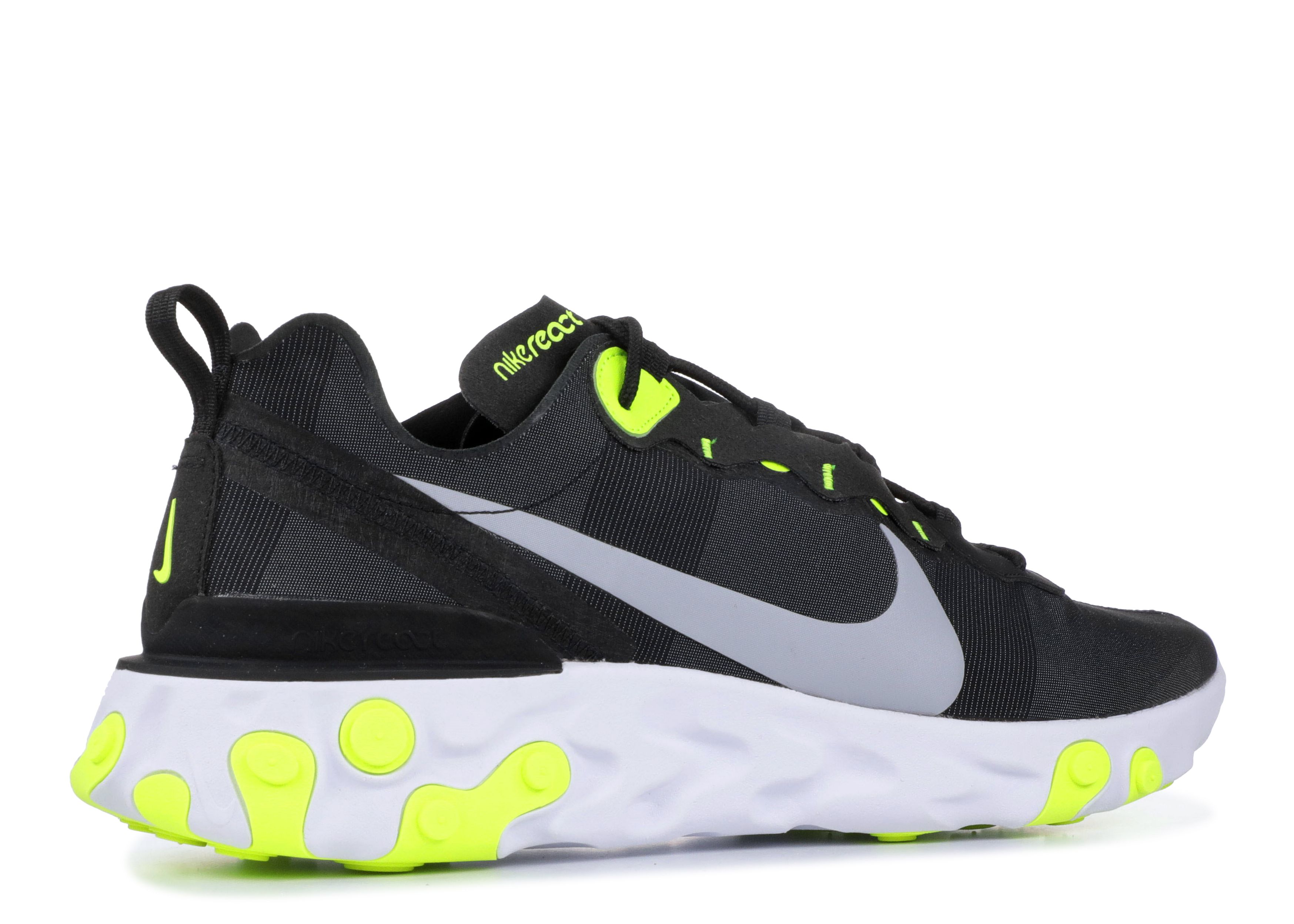 react element 55 black wolf grey volt