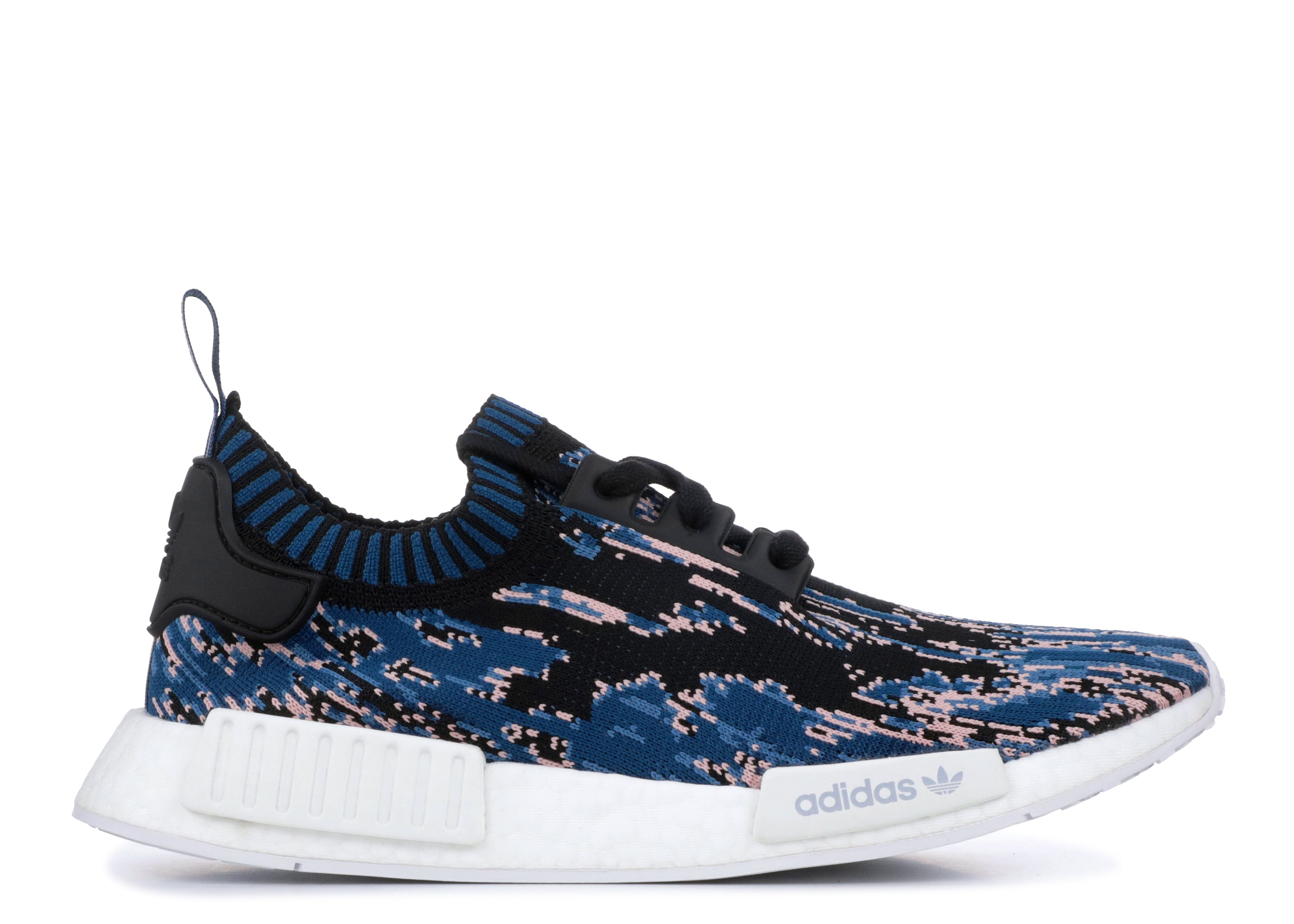 Adidas NMD R1 SNS DATAMOSH glitch white blue ADIDAS SNS NMD R1 DATAMOSH REVIEW - YouTube main image 2