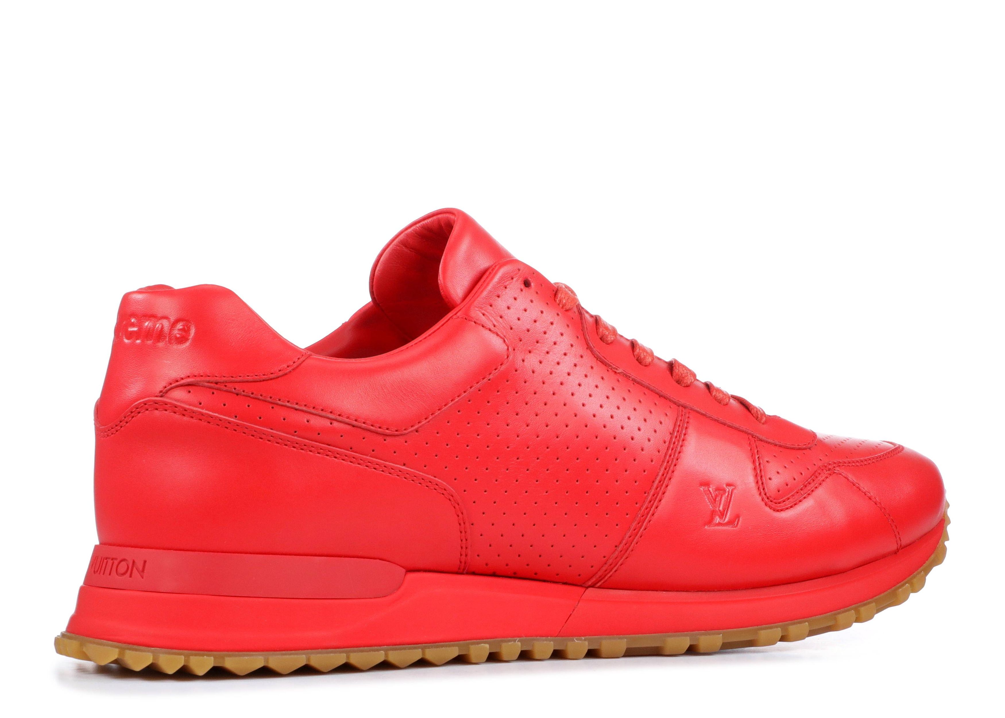 Supreme x Louis Vuitton Red Gum Run Away Sneaker NWT Louis Vuitton x Supreme LV Men main image 2