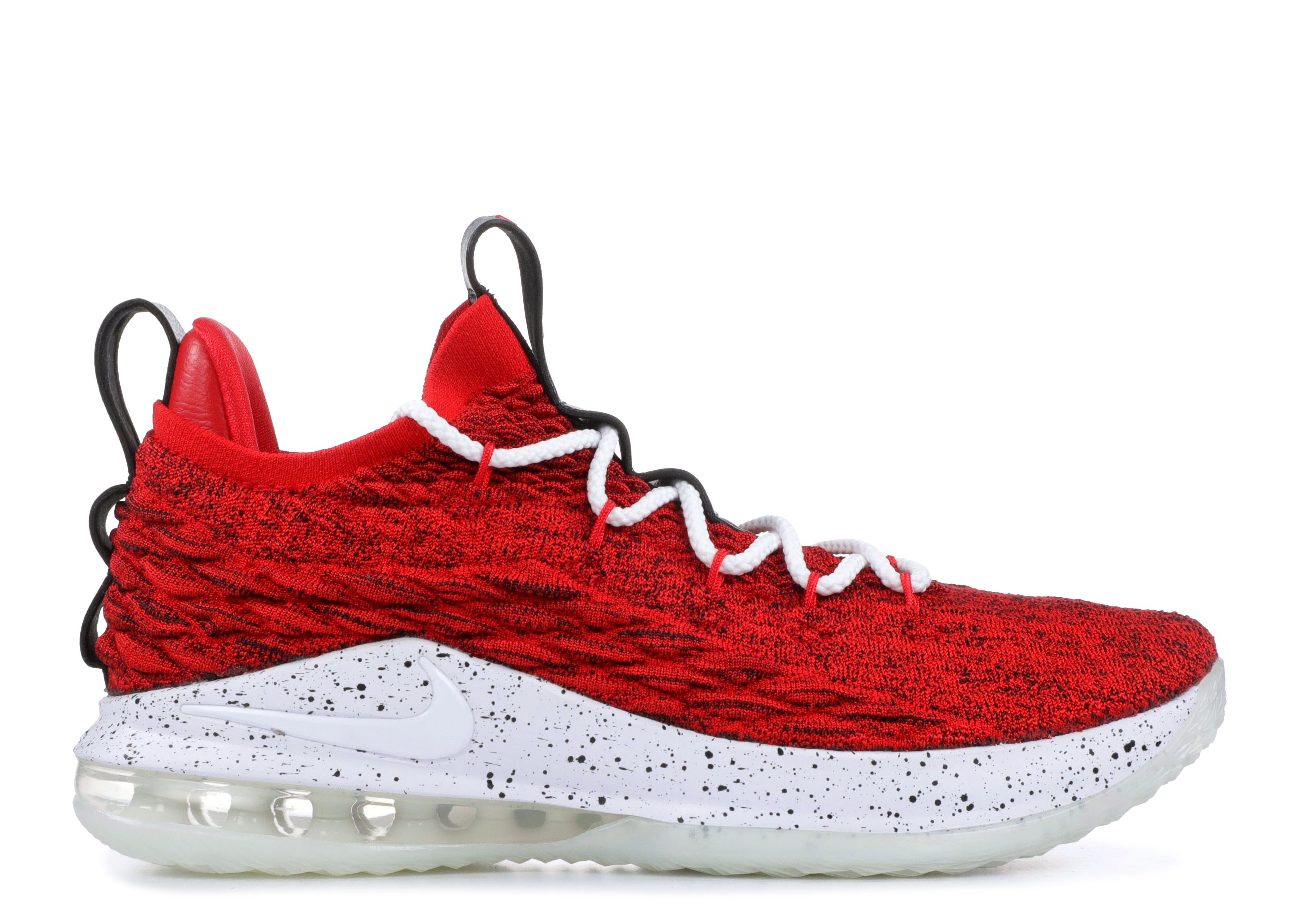 lebron 15 red with strap