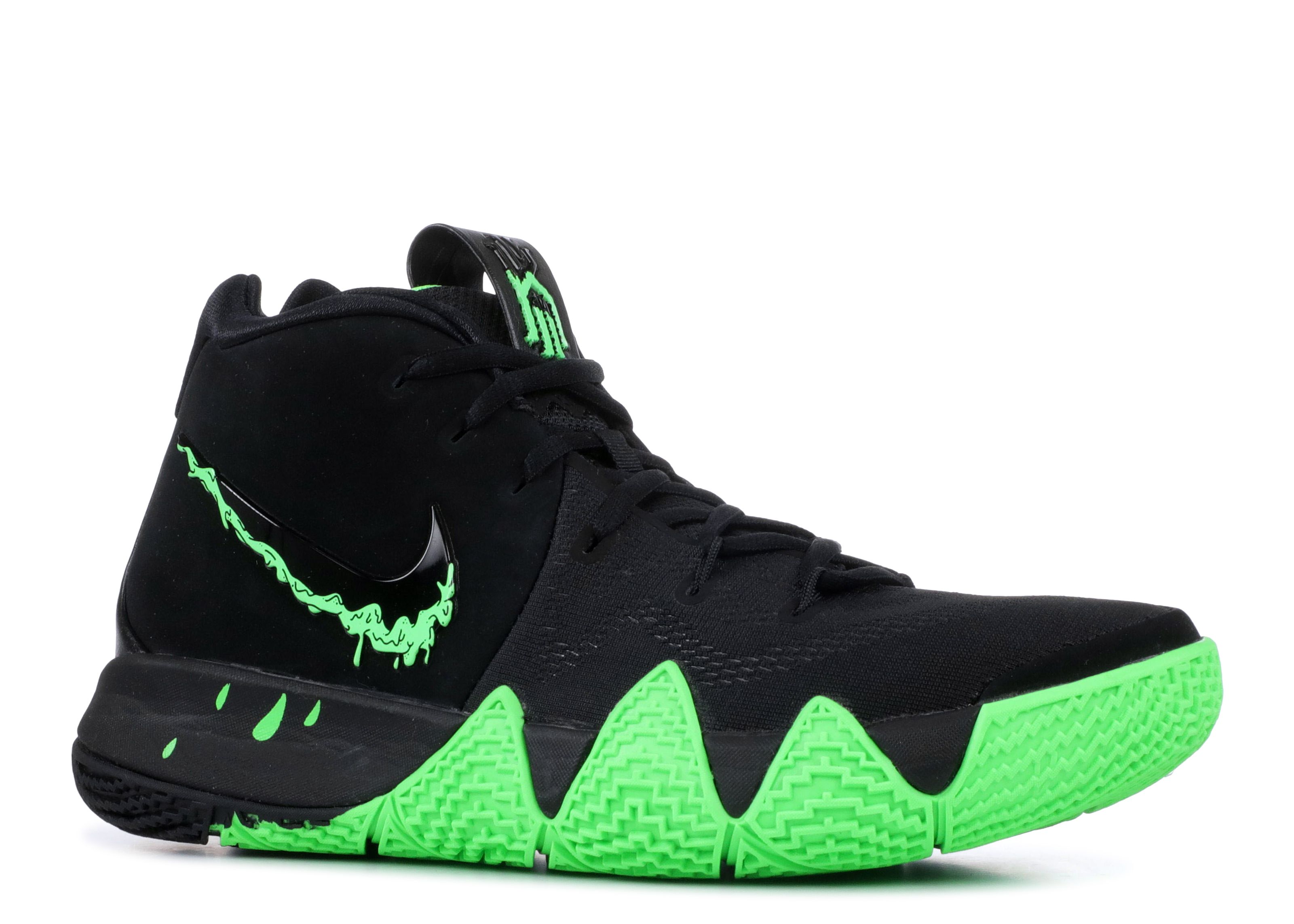 kyrie 4 rage green and black