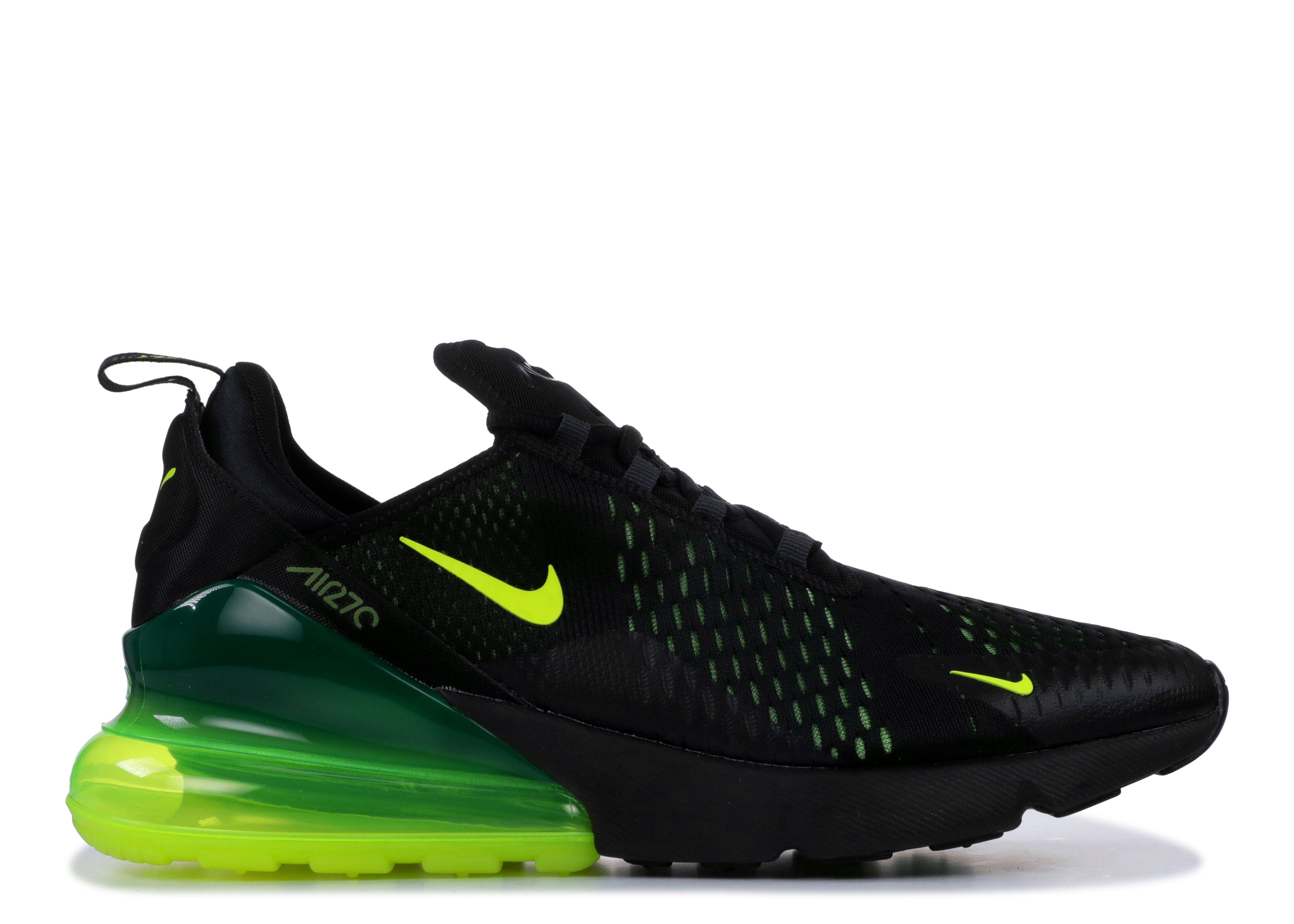 Nike Air Max 270 Men\'s Black with Volt Accent Sneakers Nike Air Max 270 | Men main image 4