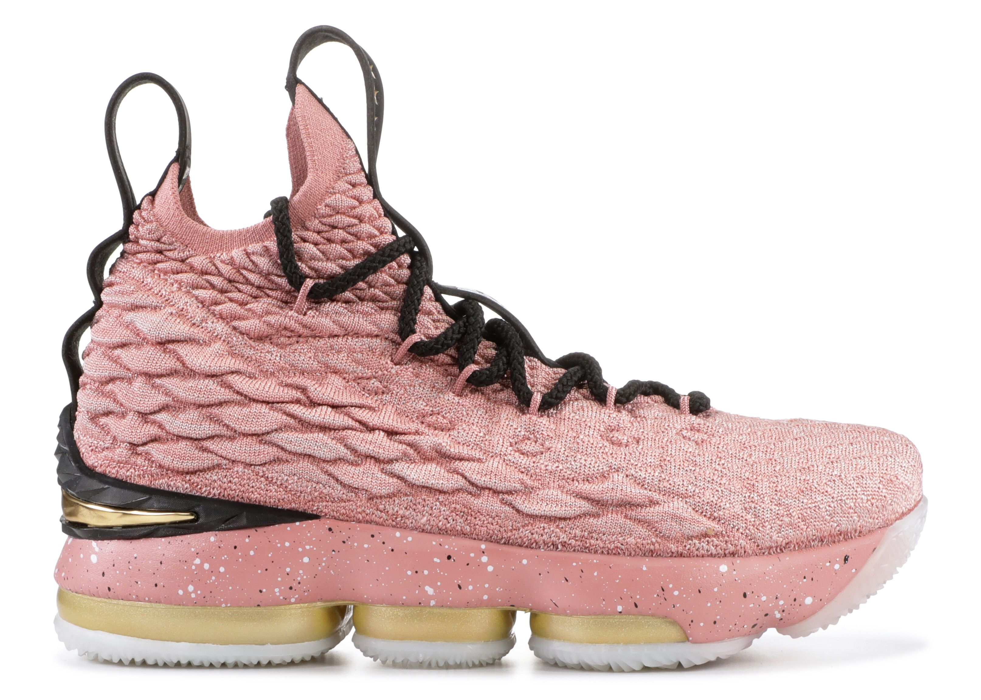 LeBron 15 GS 'Hollywood' Nike 943762 600 rust pink/metallic
