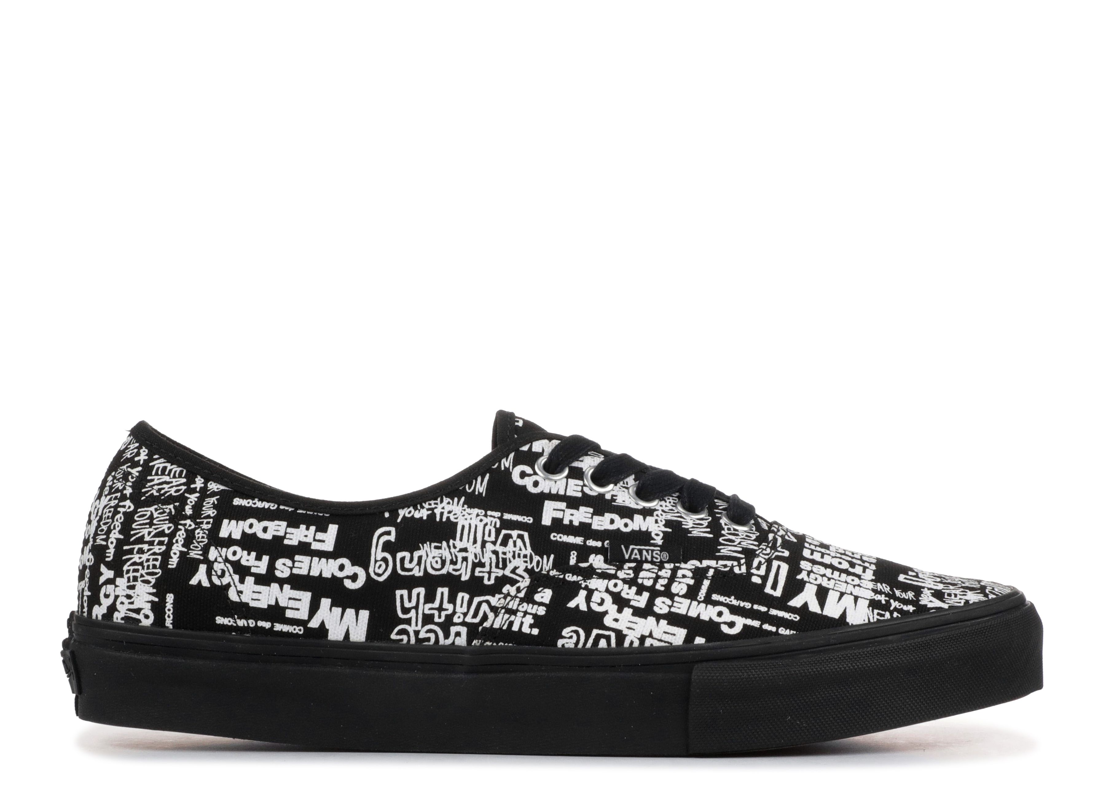 Comme des Garçons x Authentic LX 'Graffiti - Black'