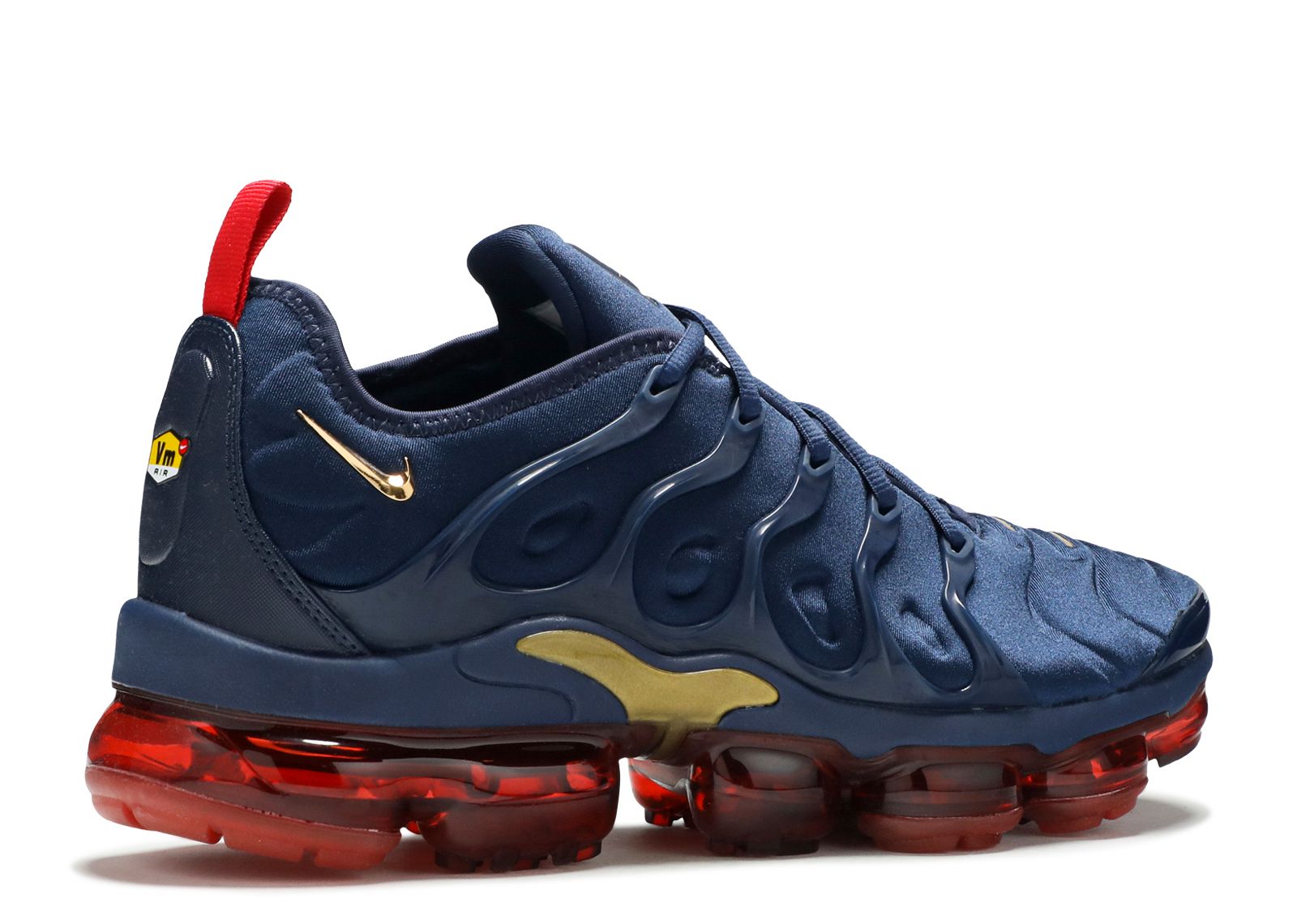 navy blue and gold vapormax