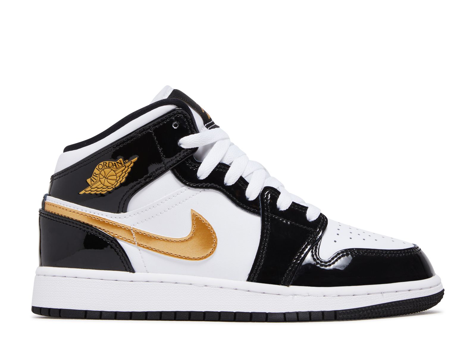 Jordan Adults Sneakers - Black with Gold Accents Kids Air Jordan Retro 4 IV PS Royalty Black Metallic Gold  main image 2