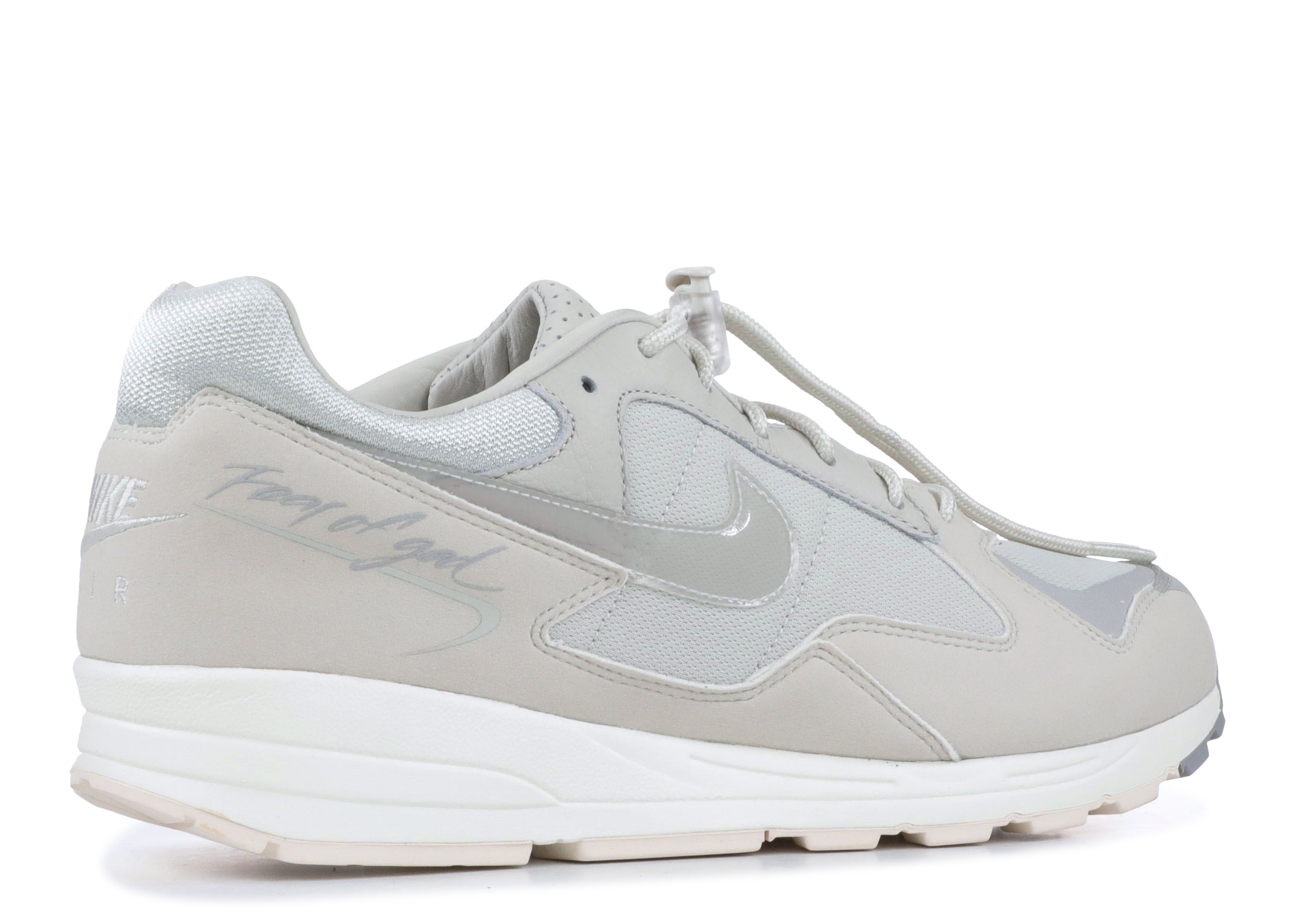 nike x fear of god air skylon ii light bone & reflect silver