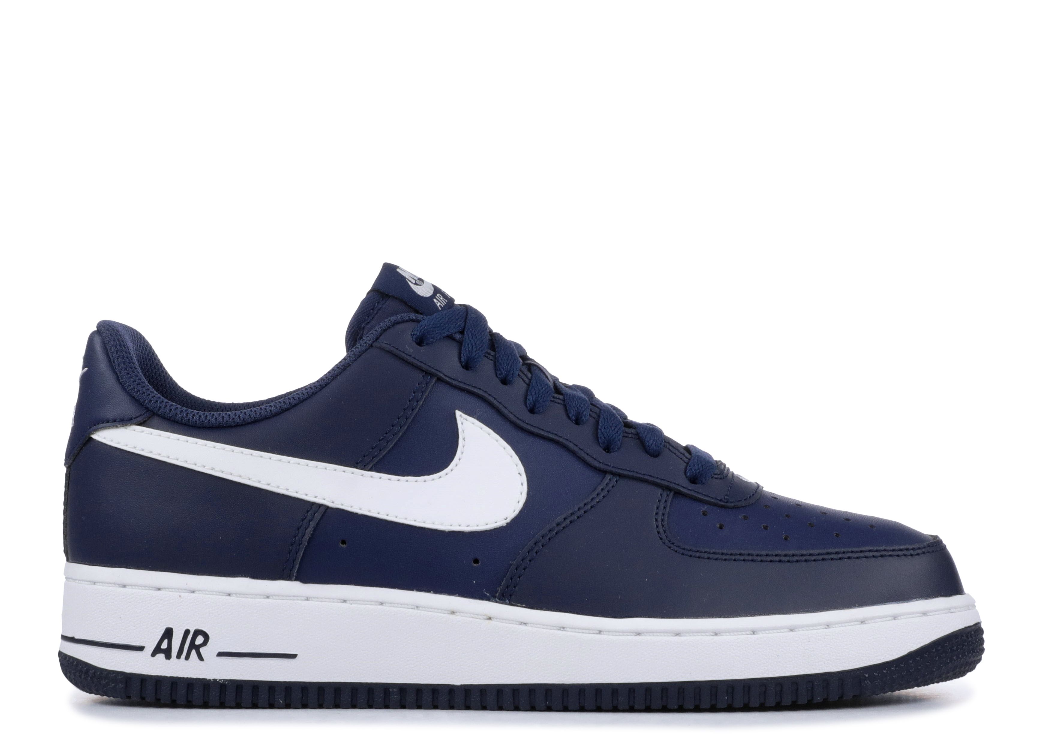 navy and white air force 1