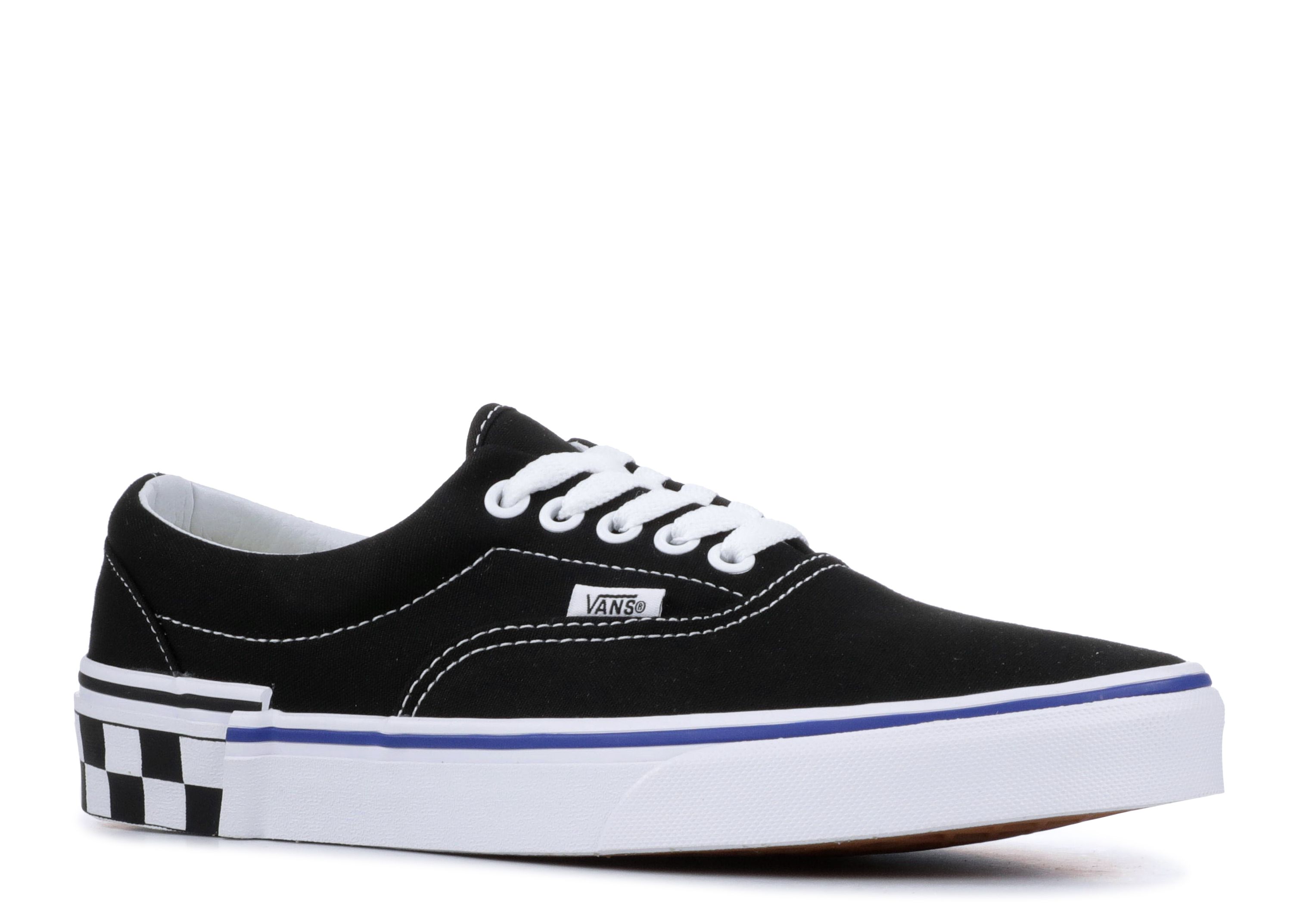 Vans era 2024 check block black