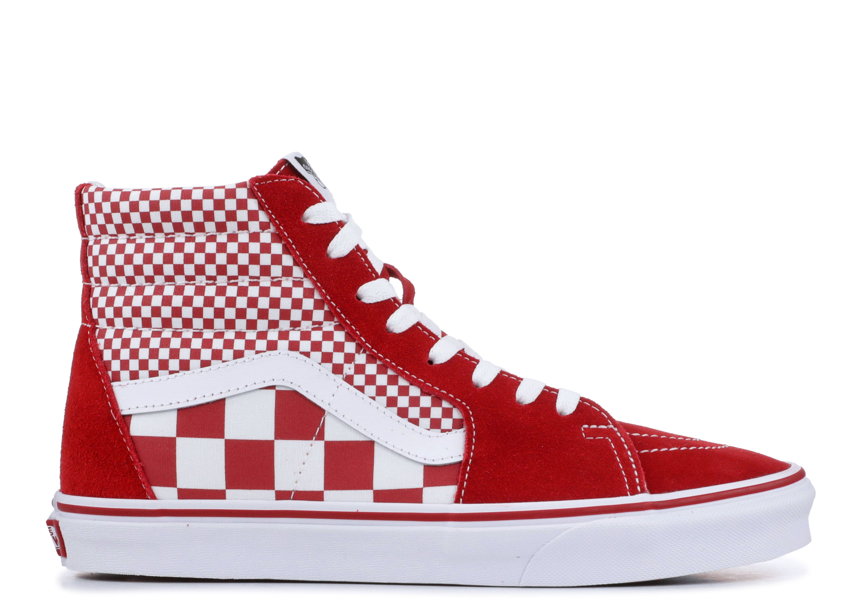 Sk8-Hi 'Red Mix Checker'