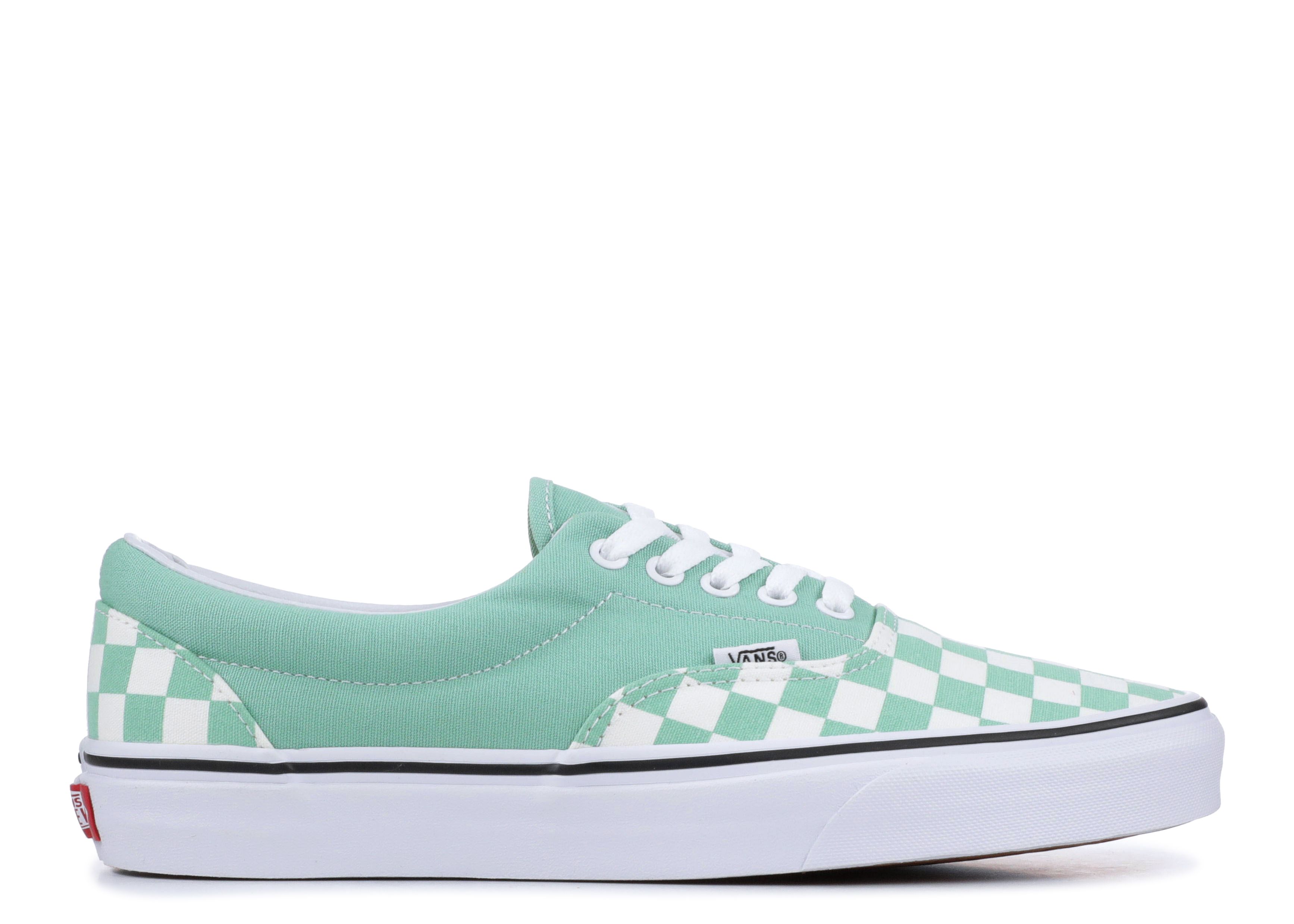 Era Checkerboard Neptune Green Vans VN0A38FRVOV neptune green true white Flight Club