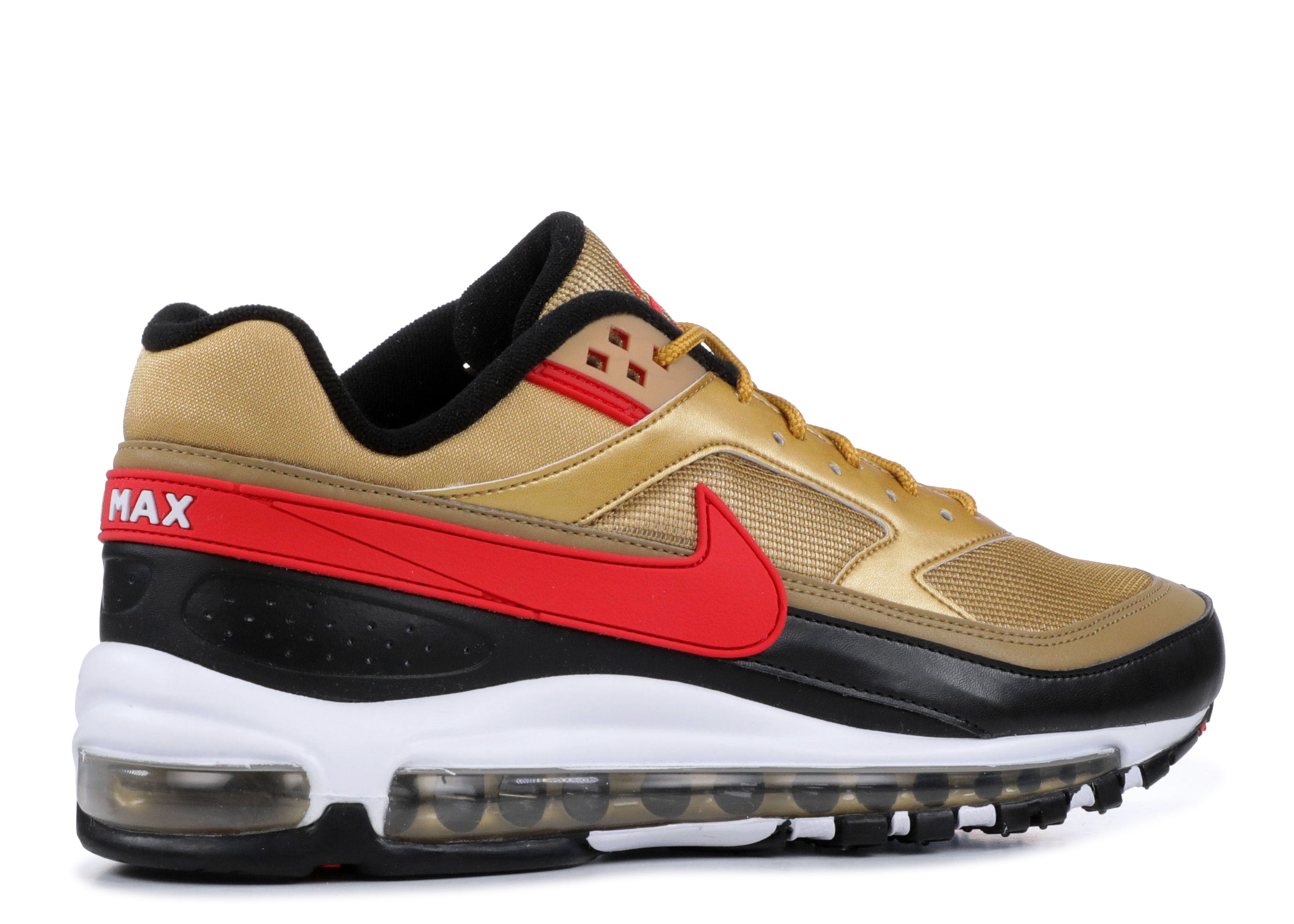 Men's shoes Nike Air Max 97 OG Metallic Gold/ Varsity Red-Black