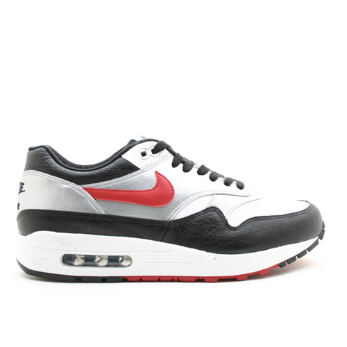 Nike Air Max 1 'Metallic Silver Black Red' - 318715-061