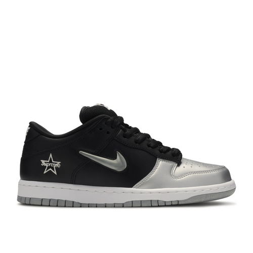 Nike Supreme x Dunk SB Low 'Metallic Silver' - CK3480-001-BF2019