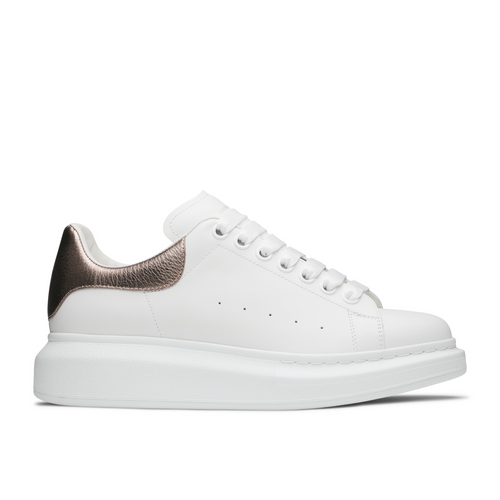 Alexander McQueen Wmns Oversized Sneaker 'White Rose Gold' - 553770-WHFBU-9053