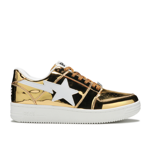 BAPE Bapesta Low 'Gold Foil' - BAPESTA-GOLD