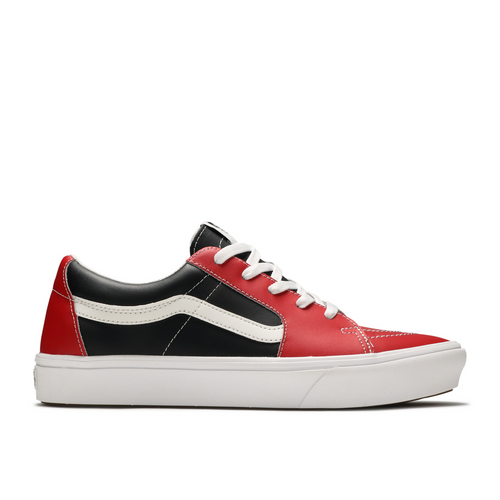 Vans Sk8-Low ComfyCush 'Leather - Red' - VN0A4UVC1SE