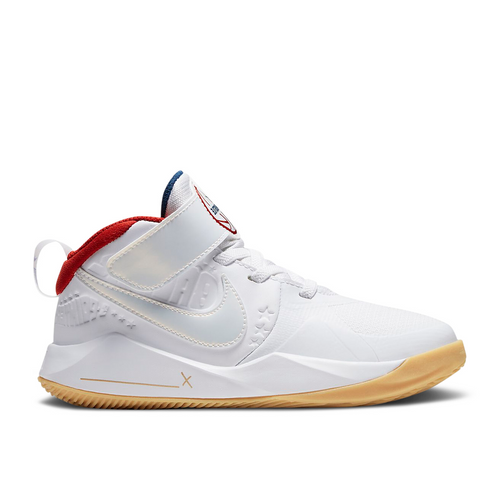 Nike Team Hustle D9 PS 'White Metallic Gold' - CT1637-100