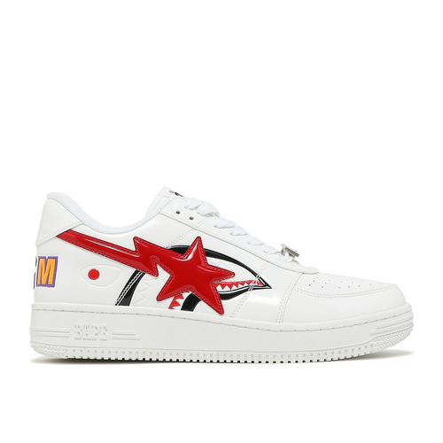 BAPE Bapesta Low M2 'Shark Face - White' - 1H30191012-WHT