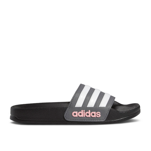 adidas Adilette Shower Slide J 'Black Grey' - FY8841