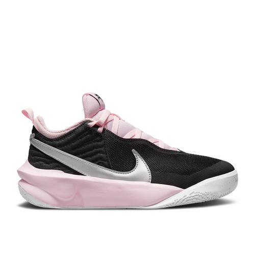 Nike Team Hustle D10 GS 'Black Pink Foam' - CW6735-003