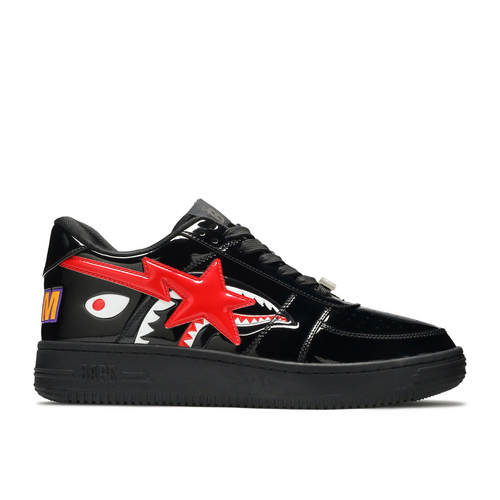 BAPE Bapesta Low M2 'Shark Face - Black' - 1H30191012-BLK