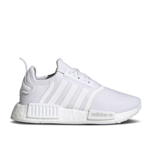 adidas NMD_R1 Refined Little Kid 'White Grey' - H02344