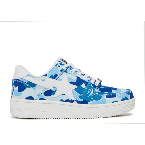 BAPE Bapesta Low '20th Anniversary - Blue ABC Camo' - 1G30191001-BLU