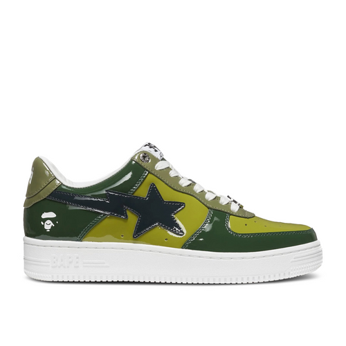 BAPE Bapesta Low M1 'Color Camo Combo - Olive Drab' - 1H20191046-OLV