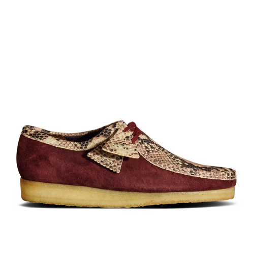 Clarks Concepts x Wallabee 'Snakeskin - Burgundy' - 26120694