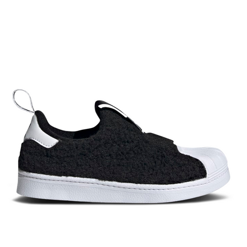 adidas Superstar 360 J 'Black Teddy Bear Fur' - Q46315