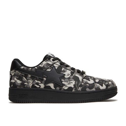 BAPE Comme des Garçons x Bapesta Low 'Black Camo' - BPCDG191-BLK