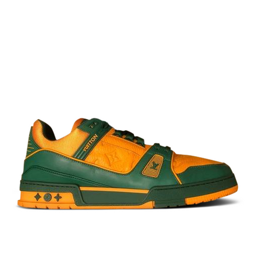 Louis Vuitton Trainer 'Green Orange Monogram' - 1A8WFR