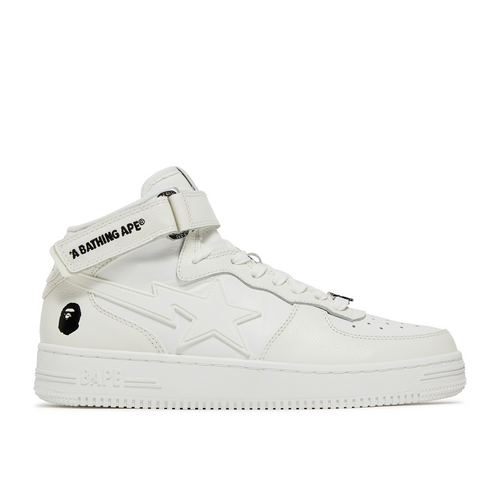 BAPE Bapesta Mid 'White' - 1H70191003-WHT