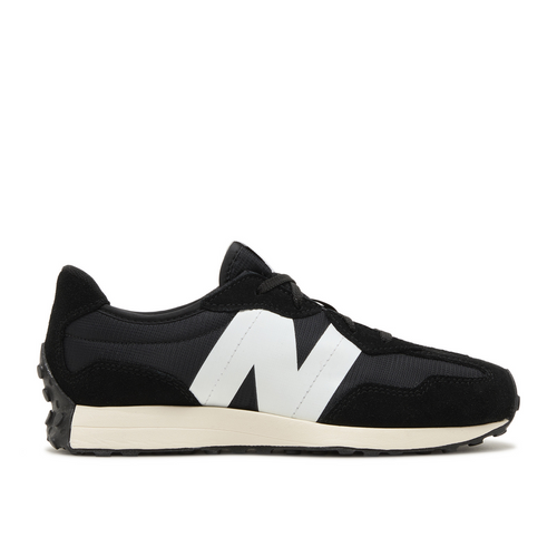 New Balance 327 Big Kid Wide 'Black White' - GS327GS-W
