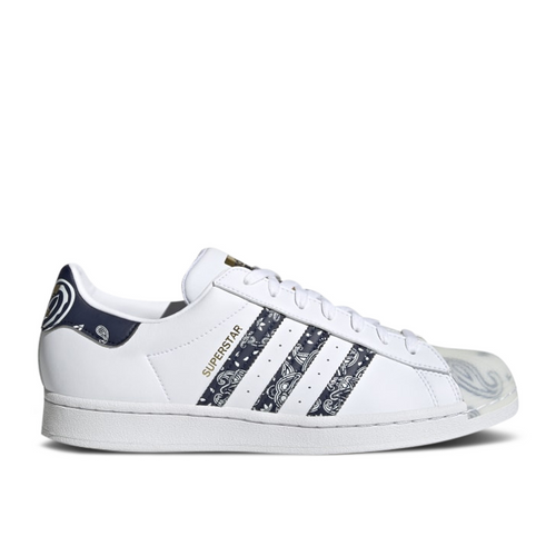 adidas Superstar 'Bandana - White Collegiate Navy' - GX3655