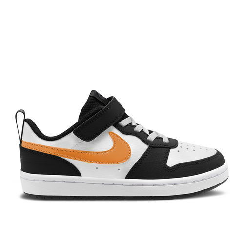 Nike Court Borough Low 2 PS 'White Black Orange' - BQ5451-115