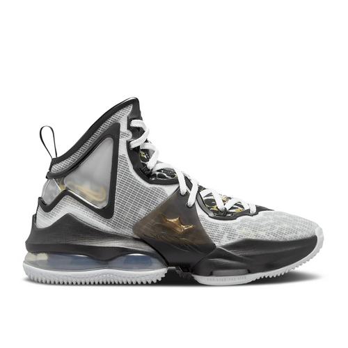 Nike LeBron 19 SE GS 'White Metallic Gold' - DD0422-100