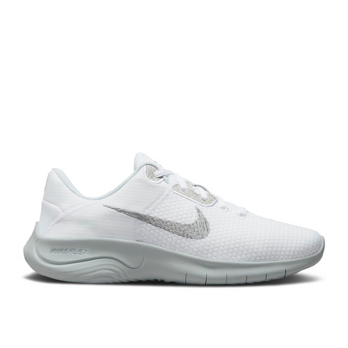Nike Wmns Flex Experience Run 11 Wide 'White Metallic Silver' - DH8254-100