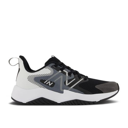 New Balance Rave Run v2 Big Kid 'Black White' - GKRAVBW2