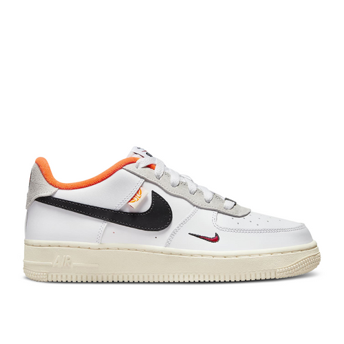 Nike Air Force 1 LV8 GS 'Hoops Pack - White Total Orange' - DX3361-100
