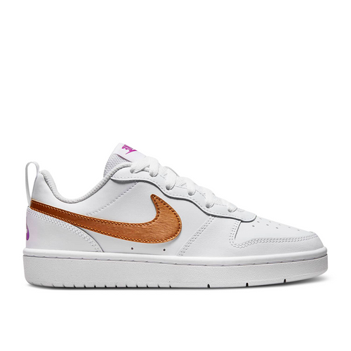 Nike Court Borough Low 2 SE GS 'White Metallic Copper' - DQ5979-100