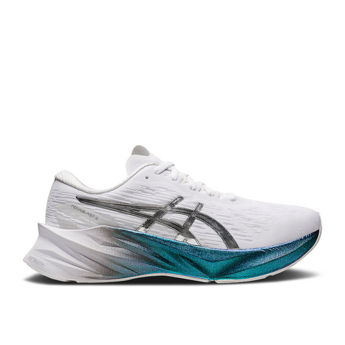 ASICS Wmns Novablast 3 Platinum 'White Metallic Blue' - 1012B290-100